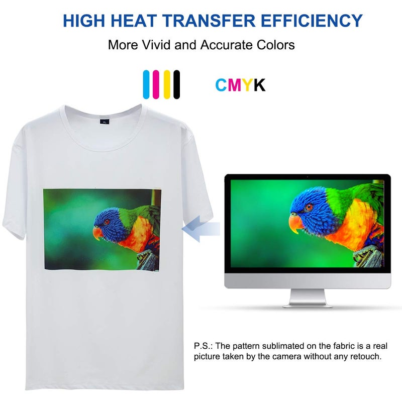 CoYlBod Cyan Compatible Sublimation Ink Heat Transfer Replacement for Sawgrass Virtuoso SG400 SG500 SG800 SG1000 SG400NA SG800NA RICOH SG3110 SG2100N SG3100 SG3100SF, Use for Ink Cartridges or CISS - Image 2